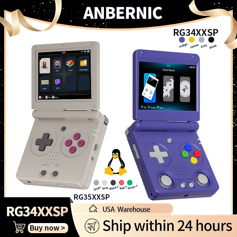 Retro X8 Gaming Console - Anbernic RG34XXSP RG35XXSP Console di gioco