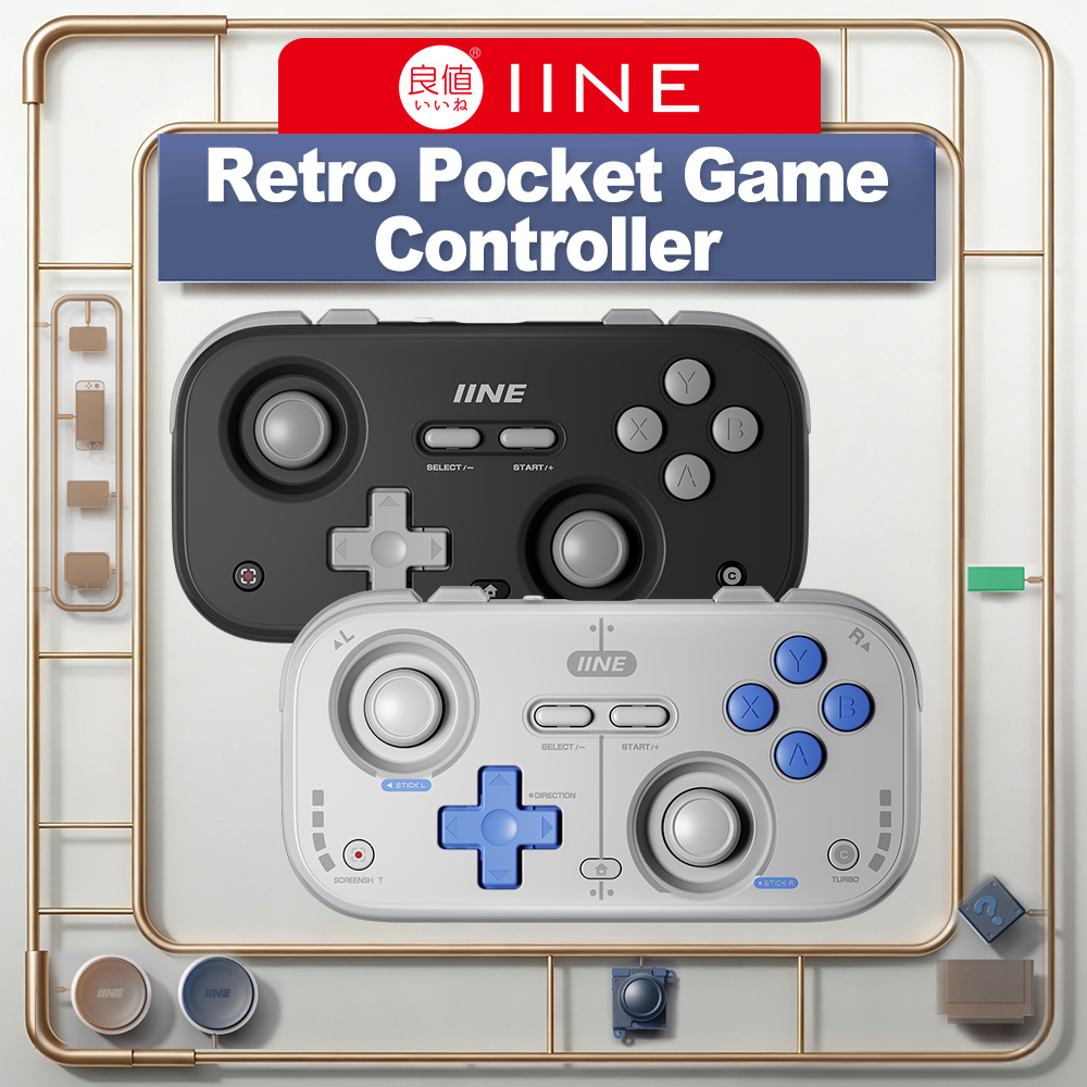 Retro Gaming Corps - Mini Controller IINE Retro Portatile Bluetooth