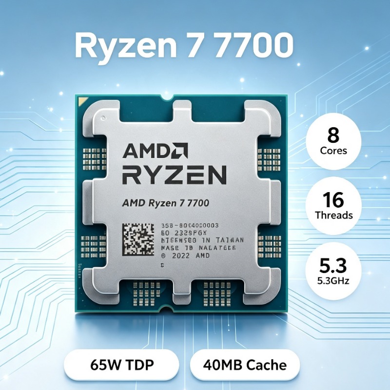 Amd Cpu Ryzen 7 - CPU AMD Ryzen 7 7700 8C16T