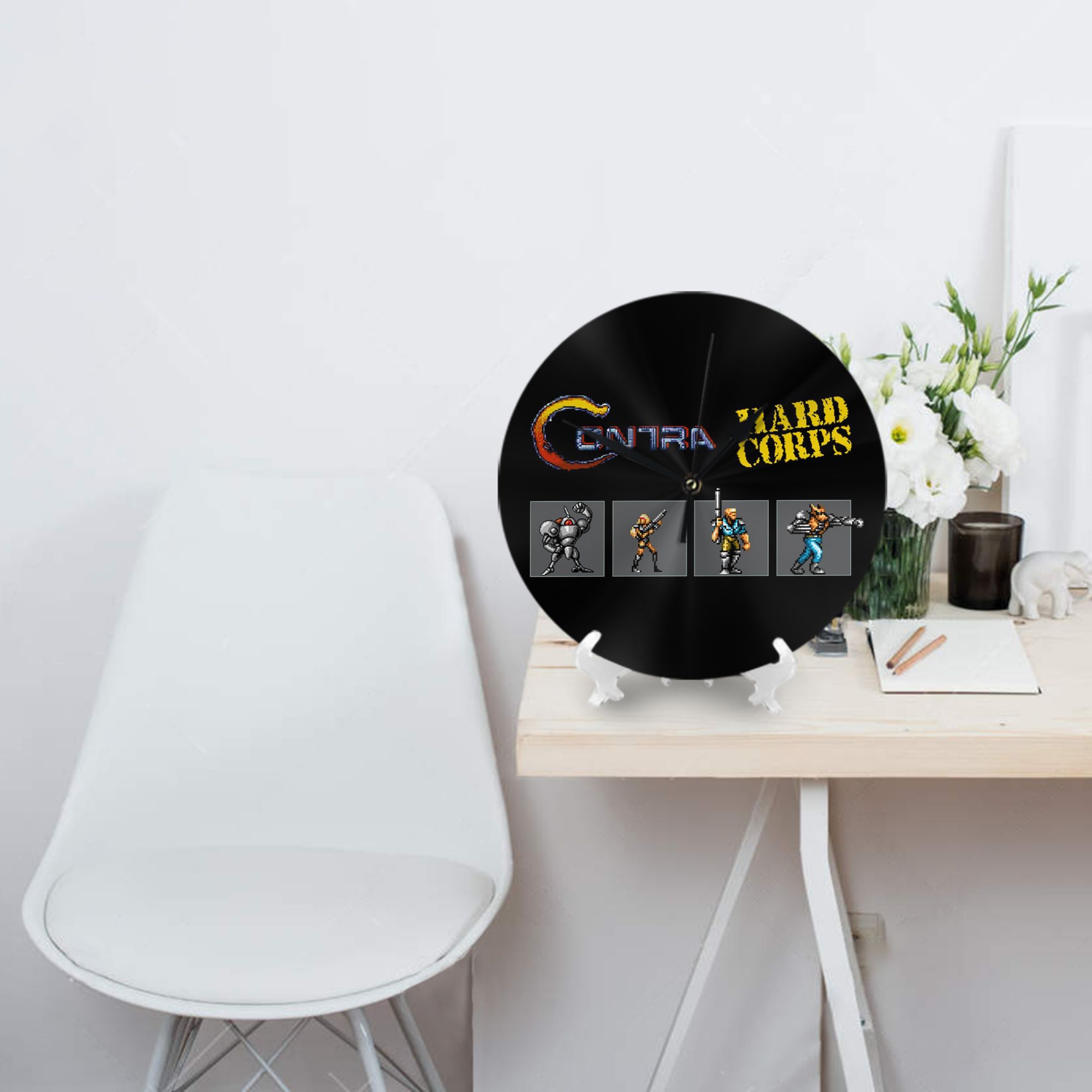 Retro Gaming Corps - Contra Hard Corps Orologio da parete