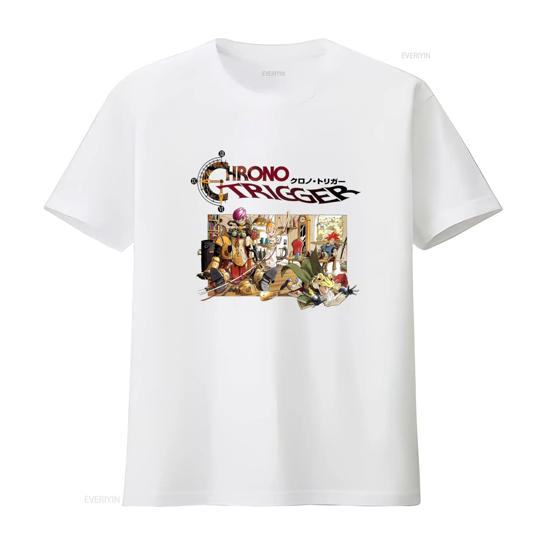 Retro Gaming Logo - Maglietta con logo del videogioco Chrono