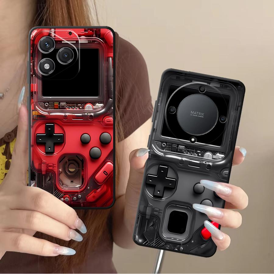 Retro X8 Gaming Console - Custodia per telefono con design retrò