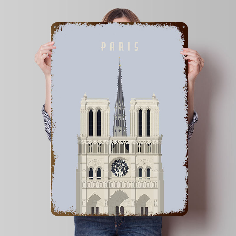 Retro Gaming Paris - Poster in Latta di Parigi, Arte