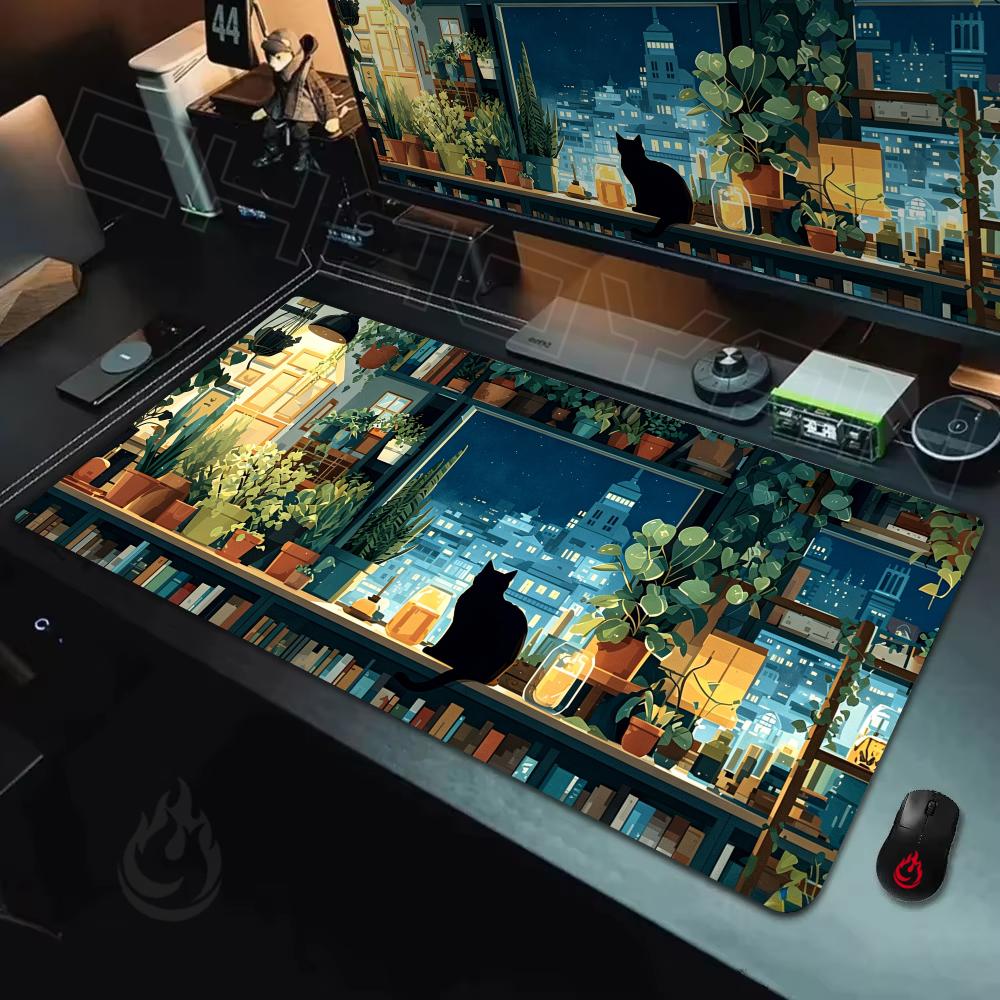 Retro Gaming Desk - Tappetino per Mouse XXL Retrò con