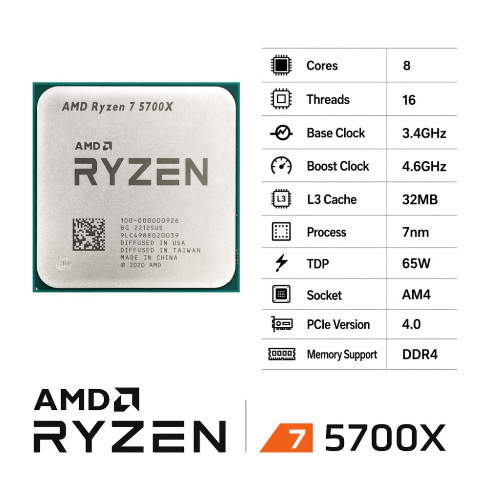 Processore Desktop AMD Ryzen 7 - Amd Cpu Ryzen 7 recensione e prezzo