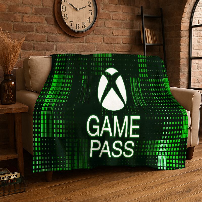 Coperta in flanella con logo r - Retro Gaming Logo recensione e prezzo