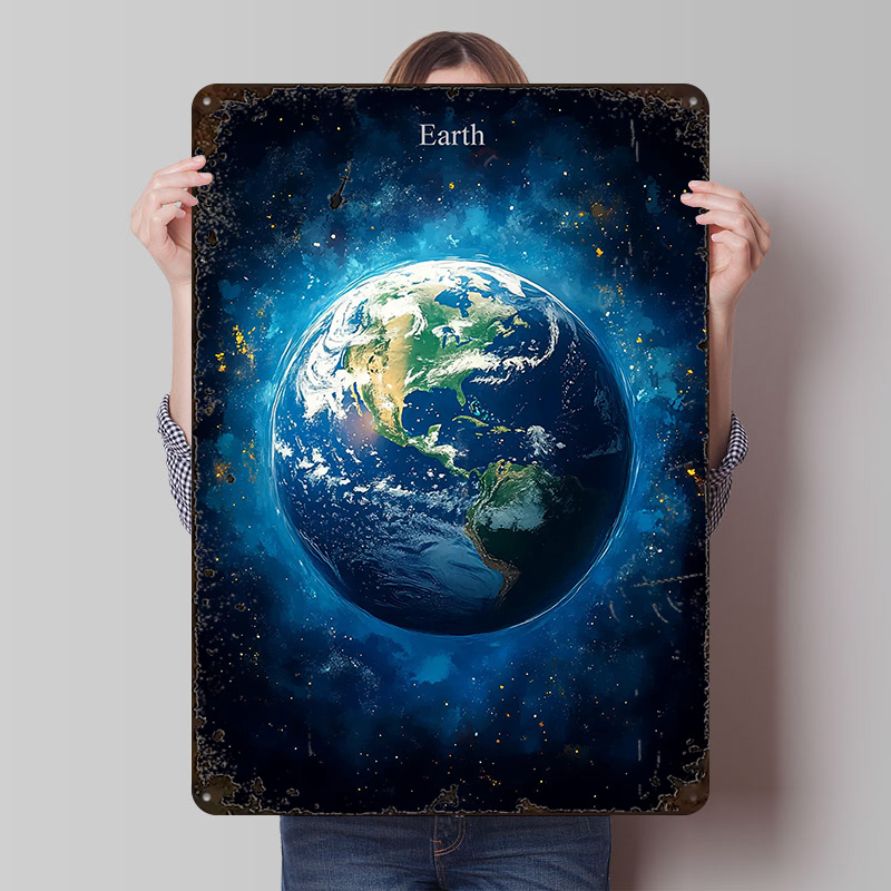 Poster in Latta 'Pianeta Terra - Retro Gaming Space recensione e prezzo