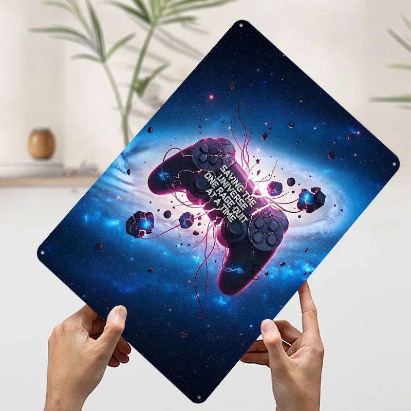 Poster in Metallo con Controll - Retro Gaming Space recensione e prezzo