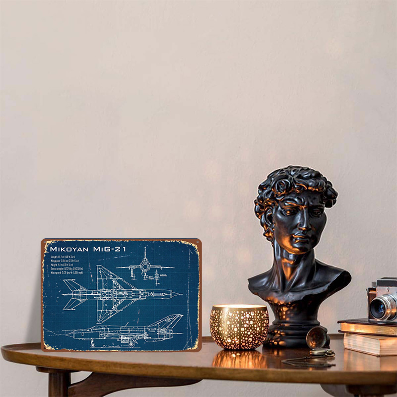 Mig 21 Aerei Stampato Poster P - Retro Gaming Desk recensione e prezzo