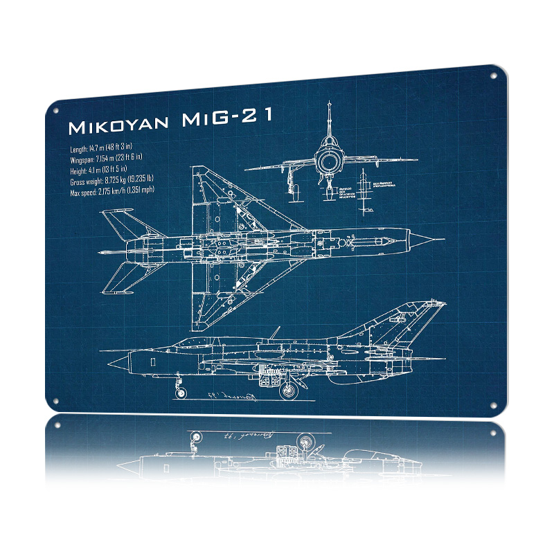 Mig 21 Aerei Stampato Poster P - Retro Gaming Desk recensione e prezzo