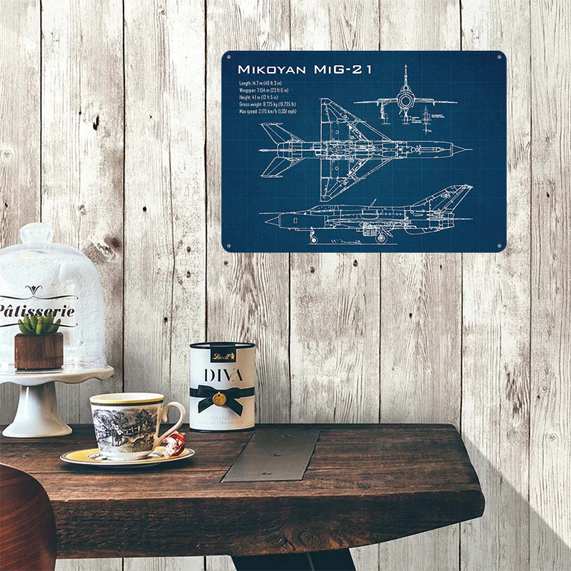 Mig 21 Aerei Stampato Poster P - Retro Gaming Desk recensione e prezzo