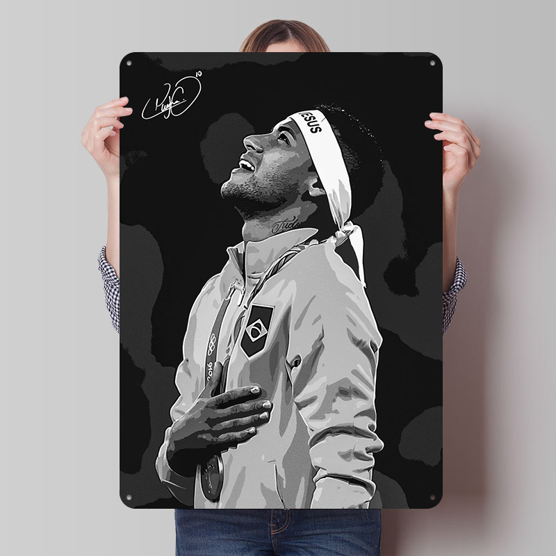 Neymar Jr. Poster Ritratto Per - Retro Gaming Desk recensione e prezzo