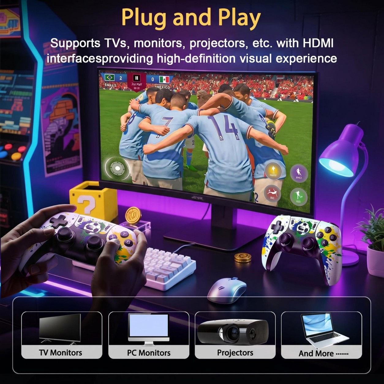 Controller di Gioco Wireless c - Retro X8 Gaming Console recensione e prezzo