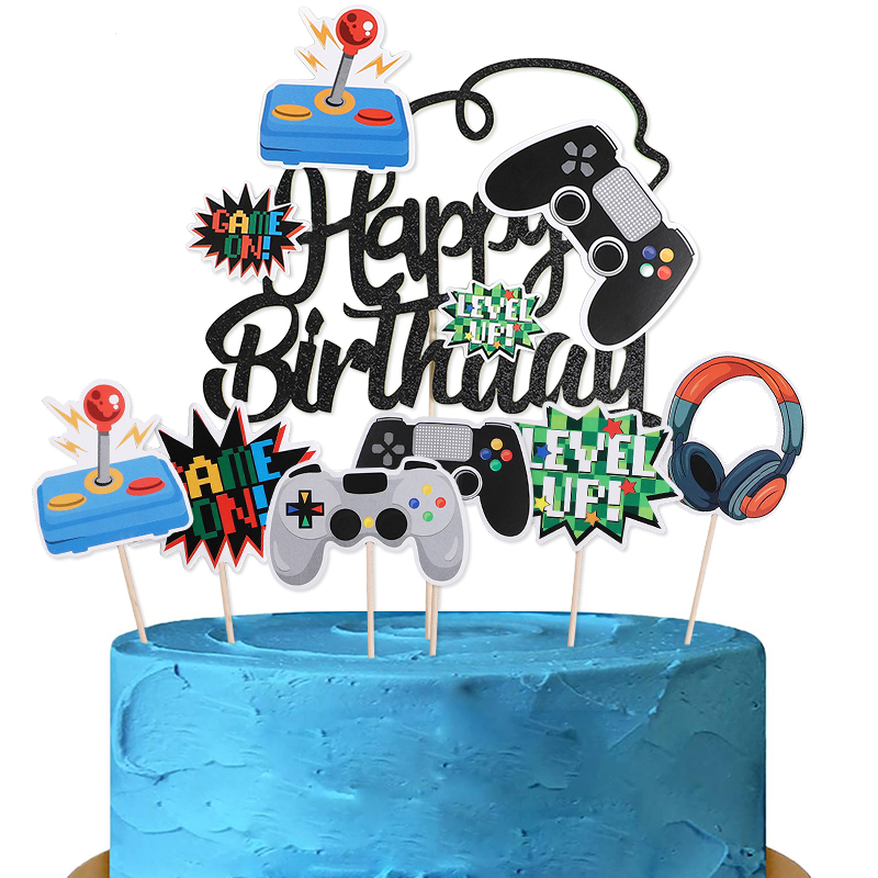 13 pezzi di toppers per torta  - Retro Gaming Headset recensione e prezzo