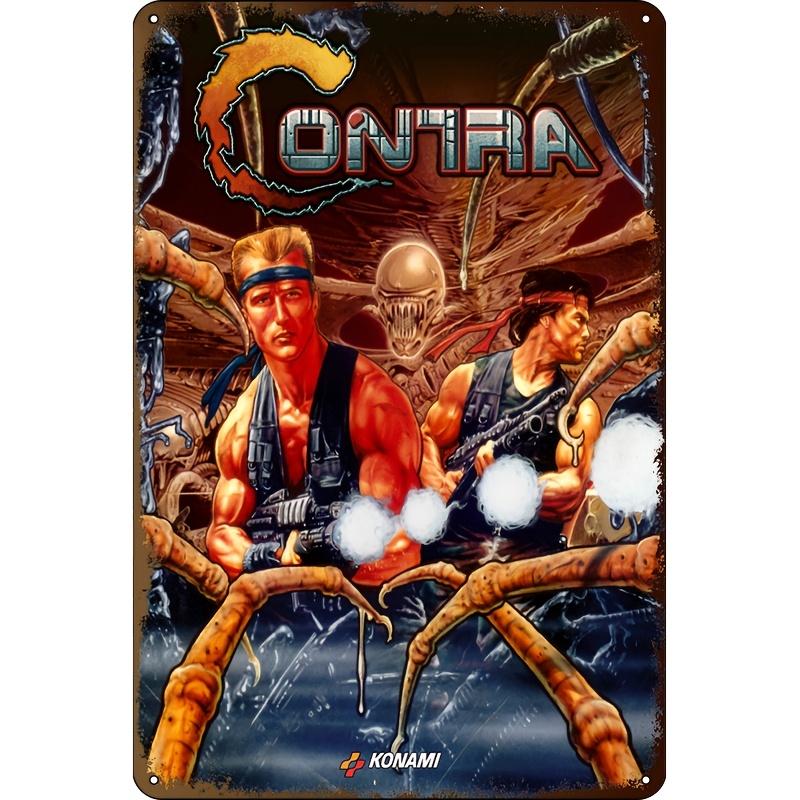 Konami Contra Decorazione da p - Retro Gaming Logo recensione e prezzo