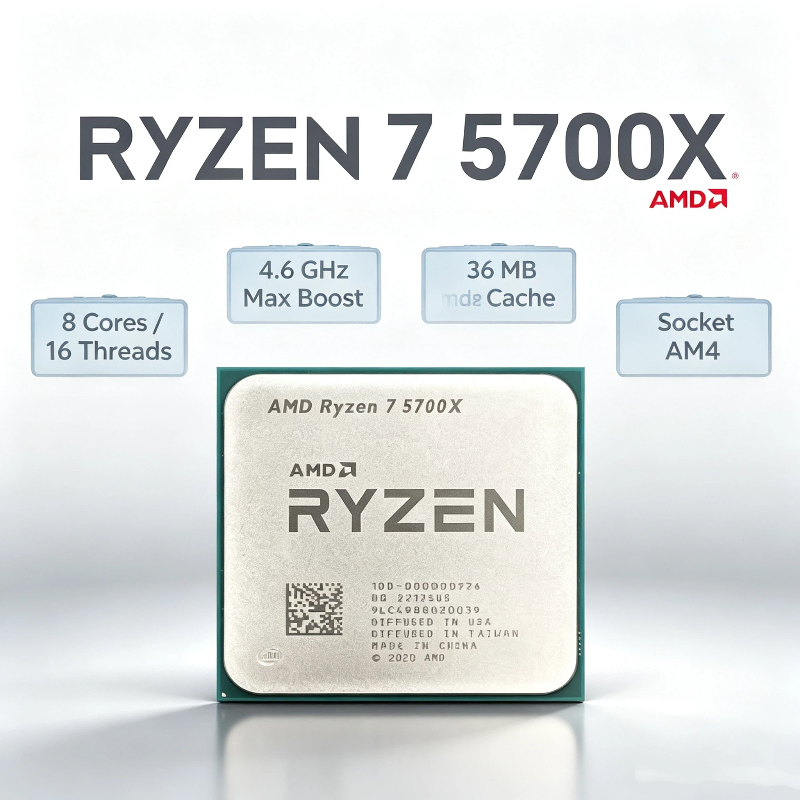 Processore AMD Ryzen 7 5700X p - Amd Cpu Ryzen 7 recensione e prezzo