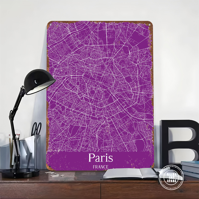 Poster Stampato della Mappa di - Retro Gaming Paris recensione e prezzo