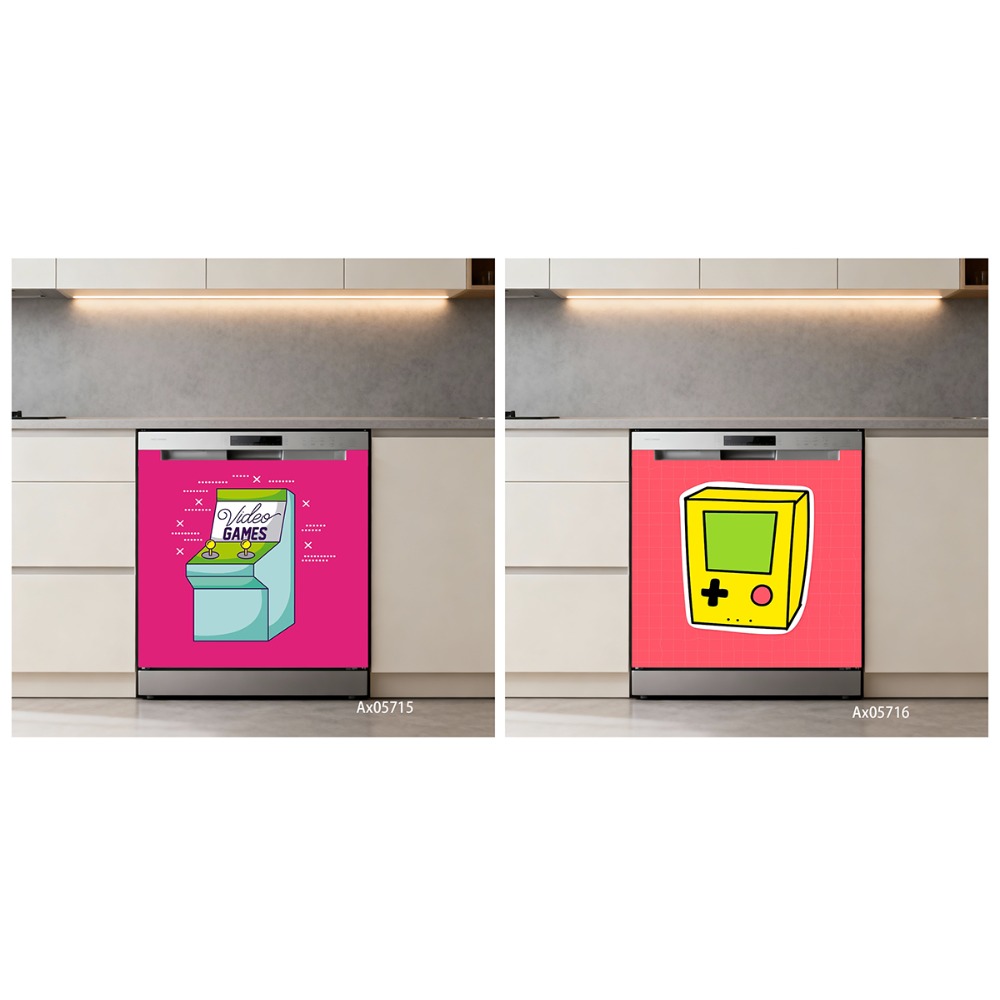 Adesivo per Porta Lavastovigli - Retro Gaming Consoles recensione e prezzo