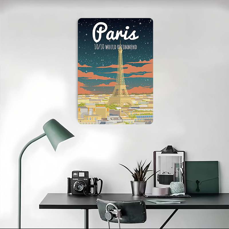 Targa in Metallo Vintage Perso - Retro Gaming Paris recensione e prezzo