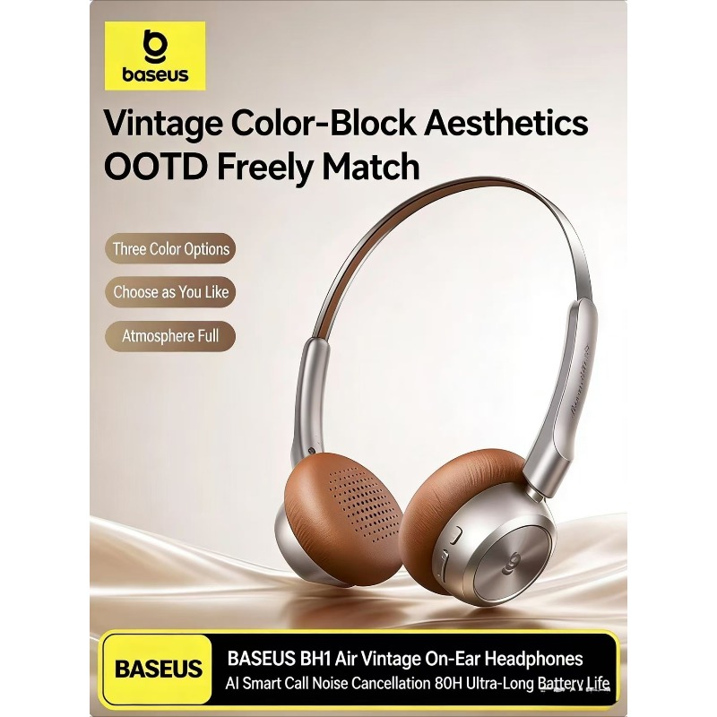 Cuffie Bluetooth BASEUS BH1 Ai - Retro Gaming Headset recensione e prezzo