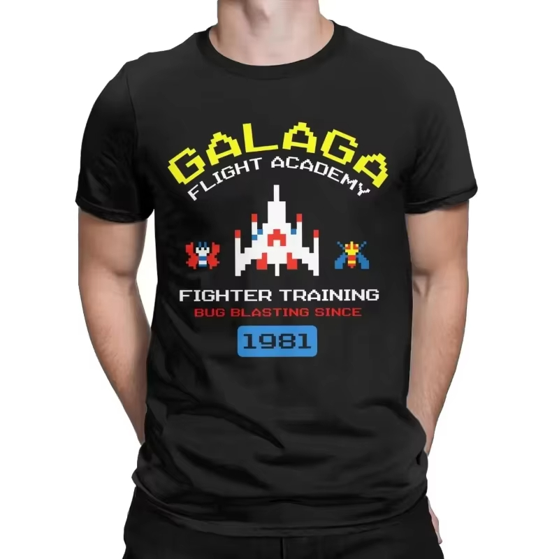 T-Shirt da Uomo in Cotone con  - Retro Gaming Space recensione e prezzo