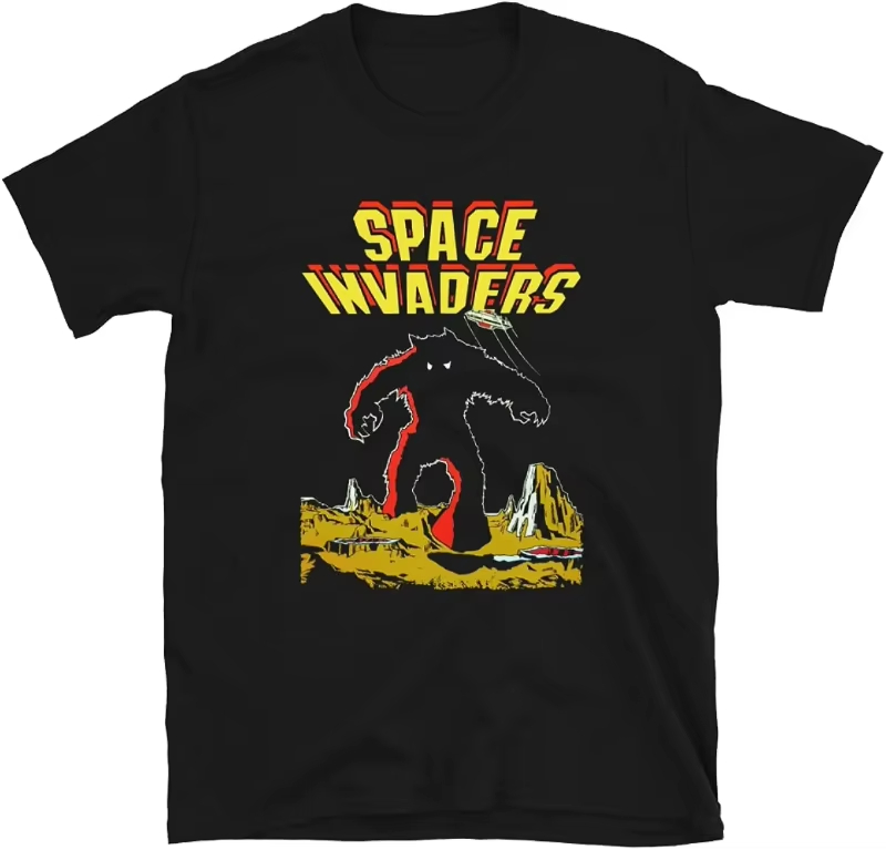 T-Shirt da Uomo in Cotone con  - Retro Gaming Space recensione e prezzo