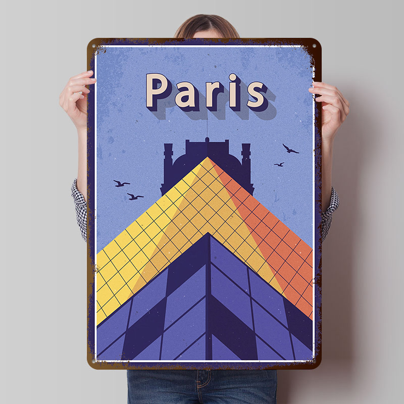 Poster in Metallo 'Viaggio a P - Retro Gaming Paris recensione e prezzo