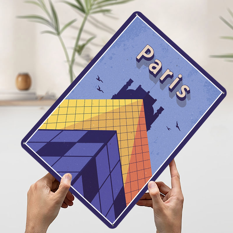 Poster in Metallo 'Viaggio a P - Retro Gaming Paris recensione e prezzo